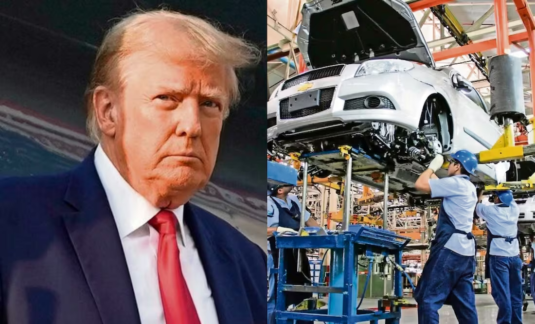 Trump amenaza con desaparecer la industria automotriz de Canadá